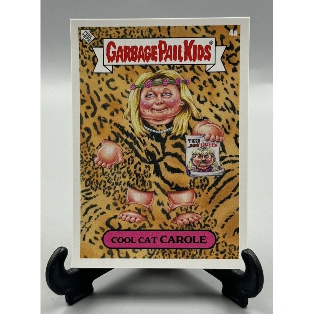 2020 Topps Garbage Pail‎ Kids Joe Exotic #4A Cool Cat Carole Baskin Tiger King